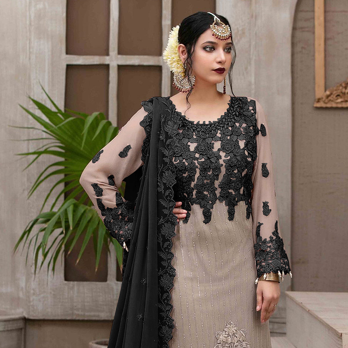 Pakistani Wedding Clothes Indian Wedding Dresses Black Net Dress Punjabi  Wedding Dress Straight Pant Suit Eid, Diwali Dresses. - Etsy Norway